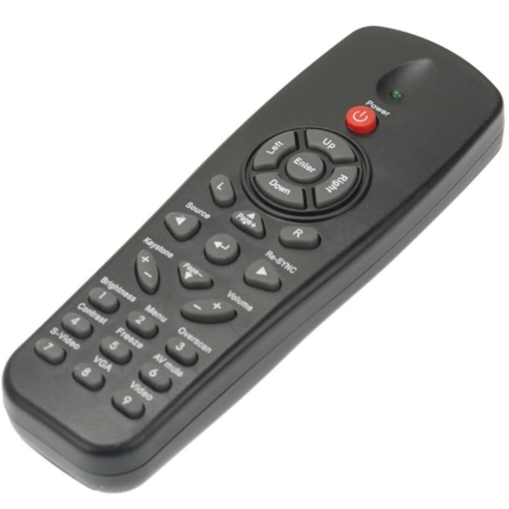 557448 Remote Control Compatible with Optoma Projector DS325 EX612 DS216 DW318 DX319p DX621 DX623 ES521 ES526 EW531 EW536 EX521 EX531 EX531P EX536 EX538 EX605ST