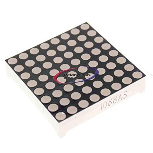 5PCS Smart Electronics 3mm 8x8 Led Lattice Bright Red Dot Matrix Module 8x8 (Common Anode)