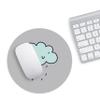 Questo Casa, Round Digital Printed Mouse Mat Non Slip Backing for Office and Home Use Diameter 22cm view 2