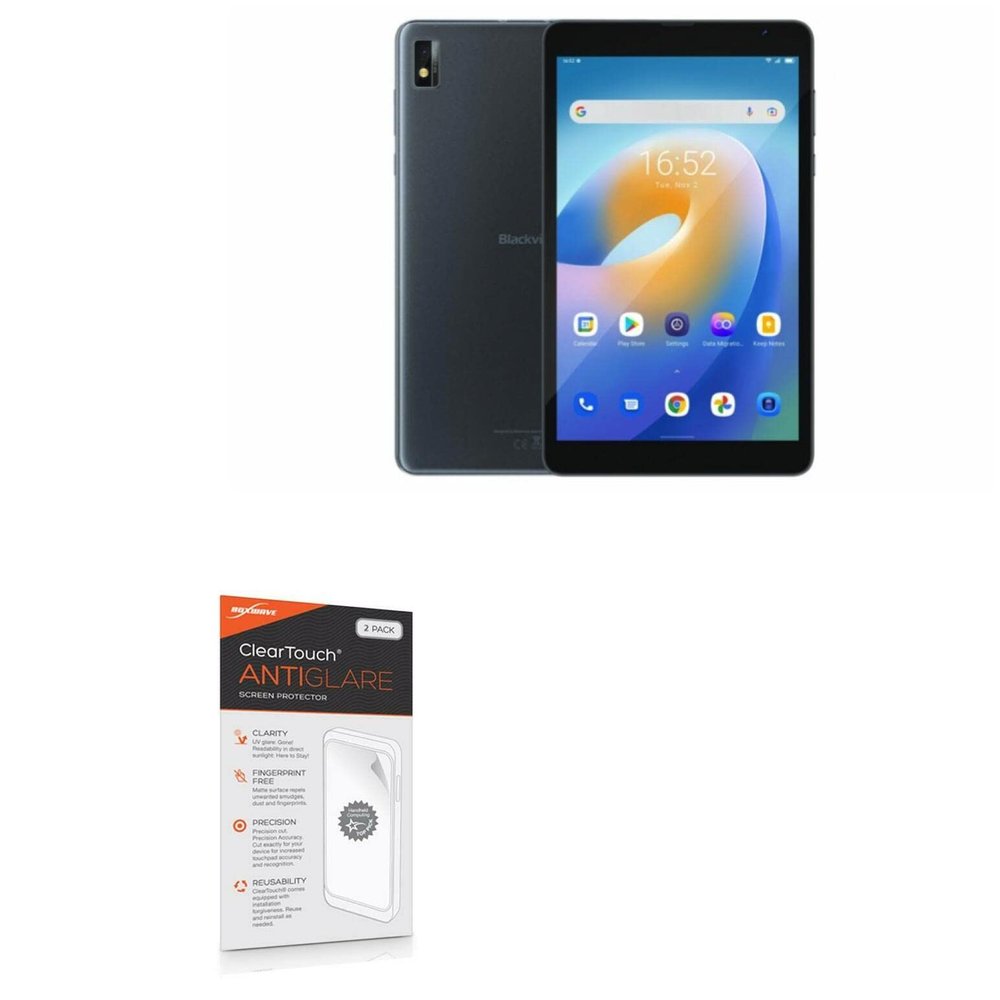BoxWave Screen Protector Compatible with Blackview Tab 6 - ClearTouch Anti-Glare (2-Pack), Anti-Fingerprint Matte Film Skin