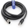 Eonvic 4 pin M12 D-Code RJ45 Gigabit Cognex Industrial Camera High Flex Cable (5M, M12 4pin Cable) view 4