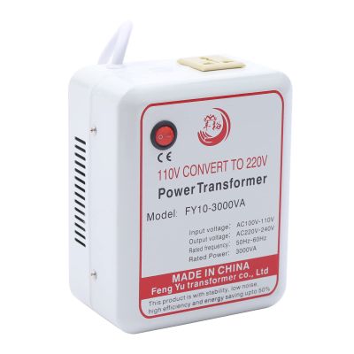 BJTDLLX 3000W Transformer Converter, 110V to 220V Step Up Voltage Converter for Hair Dryers Cooking Machines Rice Cookers, Boost Power Converter 110v to 220v, High Performance Step-up Transformer
