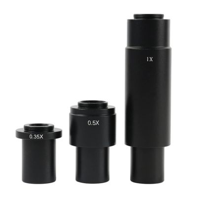 TYZK Microscope Kit 0.35X 0.5X 1X C-Mount Auxiliary Adapter Eyepiece Lens for Monocular Industry Microscope Camera Microscope Lens Adapters (Color : 0.35X 0.5X 1X)
