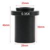 TYZK Microscope Kit 0.35X 0.5X 1X C-Mount Auxiliary Adapter Eyepiece Lens for Monocular Industry Microscope Camera Microscope Lens Adapters (Color : 0.35X 0.5X 1X) view 2