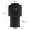 TYZK Microscope Kit 0.35X 0.5X 1X C-Mount Auxiliary Adapter Eyepiece Lens for Monocular Industry Microscope Camera Microscope Lens Adapters (Color : 0.35X 0.5X 1X) view 3