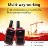 Radtel RT12 Rechargeable Walkie Talkies for Adults Long Range Handheld FRS Two Way Radio 16CH Handsfree VOX for Camping Hiking (2 pcs Red) view 3