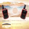 Radtel RT12 Rechargeable Walkie Talkies for Adults Long Range Handheld FRS Two Way Radio 16CH Handsfree VOX for Camping Hiking (2 pcs Red) view 4