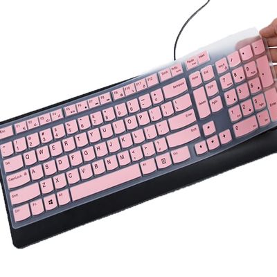 Ultra Thin Silicone Keyboard Protective Skin Cover Compatible with Lenovo 510 Wireless Keyboard GX30N81775 4X30M39458 KBRFBU71 EKB-536A SK-8823 ALO730S KU-1601 ALO510/520 (Pink)
