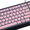 Ultra Thin Silicone Keyboard Protective Skin Cover Compatible with Lenovo 510 Wireless Keyboard GX30N81775 4X30M39458 KBRFBU71 EKB-536A SK-8823 ALO730S KU-1601 ALO510/520 (Pink) view 3