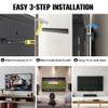 AENTGIU Studless TV Wall Mount, Heavy Duty Drywall TV Bracket Hanger for 32-75 inch Flat Screen TVs, No Stud, No Drill, No Anchors, Easy Install with All Hardware view 2