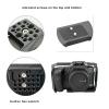 MAGICIRG Cage Kit for BMPCC 6K Pro + SSD Mount Bracket for Samsung T5 /T7 SSD view 2
