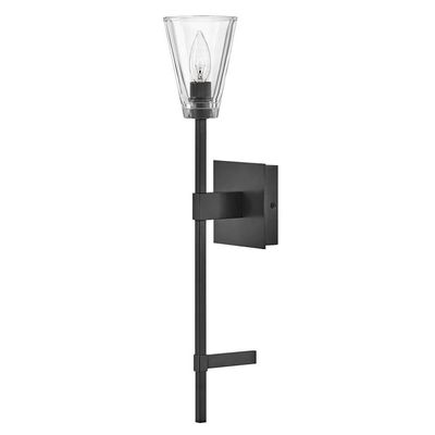 Bailey Street Home 1 Light Bathroom Light Fixture in Traditional and Glam Style-24 inches Tall and 5 inches Wide-Black Oxide Finish 81-Bel-4614495