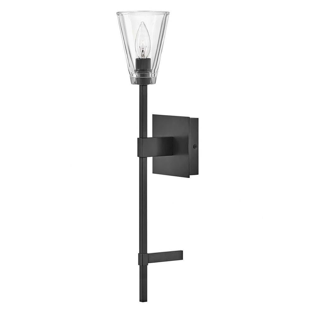 Bailey Street Home 1 Light Bathroom Light Fixture in Traditional and Glam Style-24 inches Tall and 5 inches Wide-Black Oxide Finish 81-Bel-4614495
