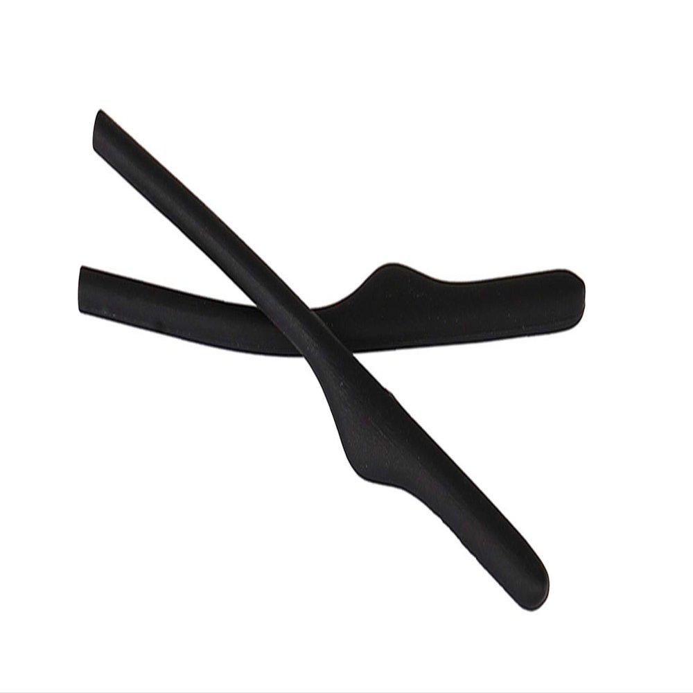 ExactFitt Replacement Temple Ear Socks for Oakley OX3122 OX3125 OX5089 OX5148 Glass Frames (Black - 1 Pair), 66mm
