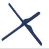 ExactFitt Replacement Temple Ear Socks for Oakley OX3122 OX3125 OX5089 OX5148 Glass Frames (Dark Blue - 1 Pair) view 2