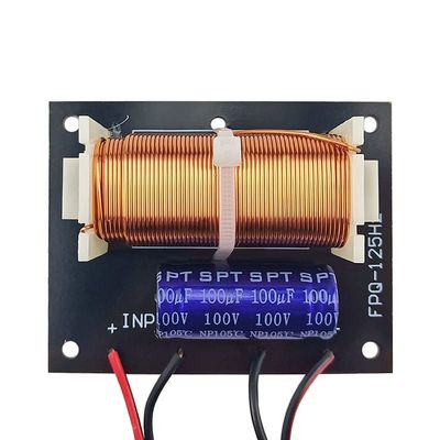JINGERL 300W Subwoofer Crossover with Cable 125Hz Woofer Subwoofer Dedicated Frequency Divider for 5-12 inch Woofer Speaker 2pcs