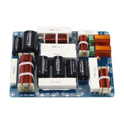 JINGERL 600W 3 Way Crossover Audio Board Treble Mid Woofer HiFi 8-12 inch Loudspeaker Divider 1pcs