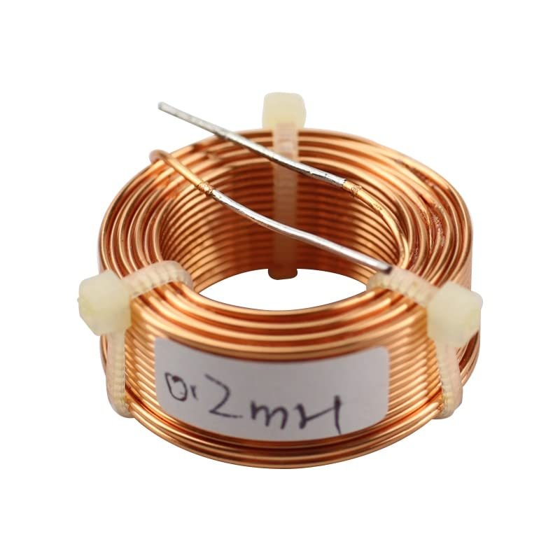 JINGERL 0.8mm Speaker Crossover Inductance Copper Coil Oxygen Free Copper Inductor HiFi Audio Accessories 0.2mH 0.8mH 1.2mH 1Pcs (Color : 0.2mH)