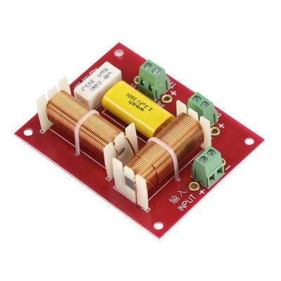 JINGERL 200W Speaker Divider 2 Way Crossover 5000HZ Tweeter and Bass Two-Way Crossover Auido Board 2PCS