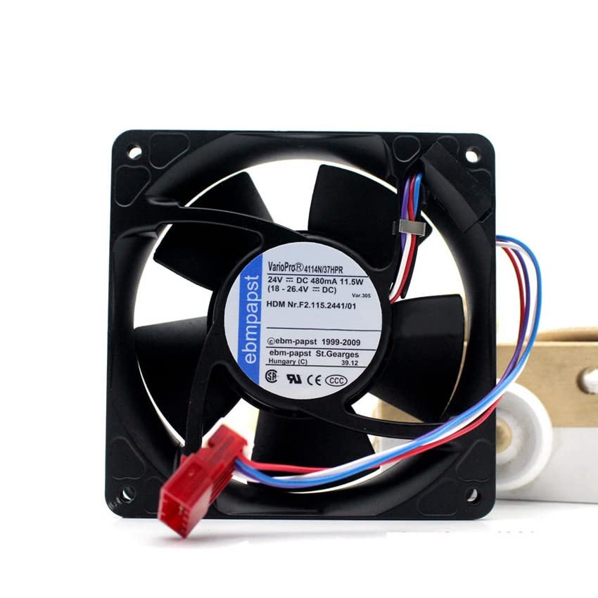Original ebm 4114N/37HPR DC24V 480MA 11.5W Printing Machine Fan