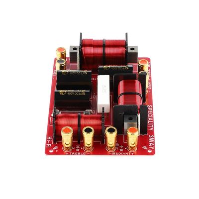 JINGERL 380W 3 Way Audio Speaker Crossover Treble Midrange Bass Independent Filter HiFi Stage Professinal Frequency Divider