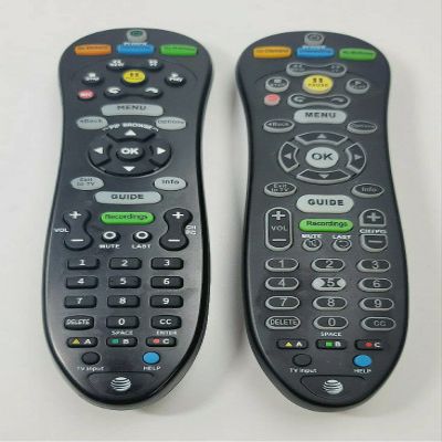 (2-Pack) Replacement for AT&T S20-S1A Programmable IR Universal Remote Control CY-RC1055-AT Compatible with U-Verse Uverse Receivers