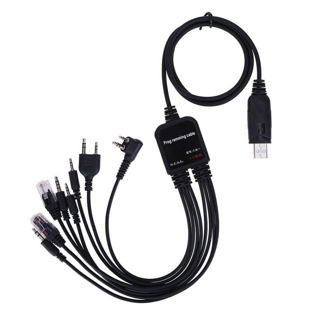 8 in 1 USB Programming Cable for Multiple Radios