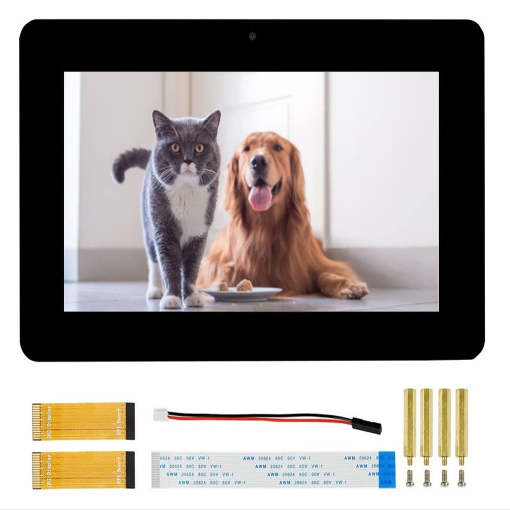 8inch Capacitive 800480 DSI Interface Touch Display LCD for Raspberry Pi 5/4B/3B+/3A+/3B/CM3/3+/4 with 5MP Front Camera Monitor @XYGStudy (8inch DSI LCD (with cam))