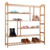 jinyi2016SHOP shoes shelf 6 Tier Multipurpose Shoe Shelf Folding Shoe Display Stand Flower Pots Wine Space Saving Storage Rack Stackable Shoe Rack view 1