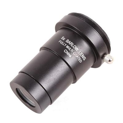 TYZK Microscope Kit Metal 3x/5X Extender Telescope Double 1.25 Inches 31.7mm Eyepiece Microscope Lens Adapters (Color : 5X)