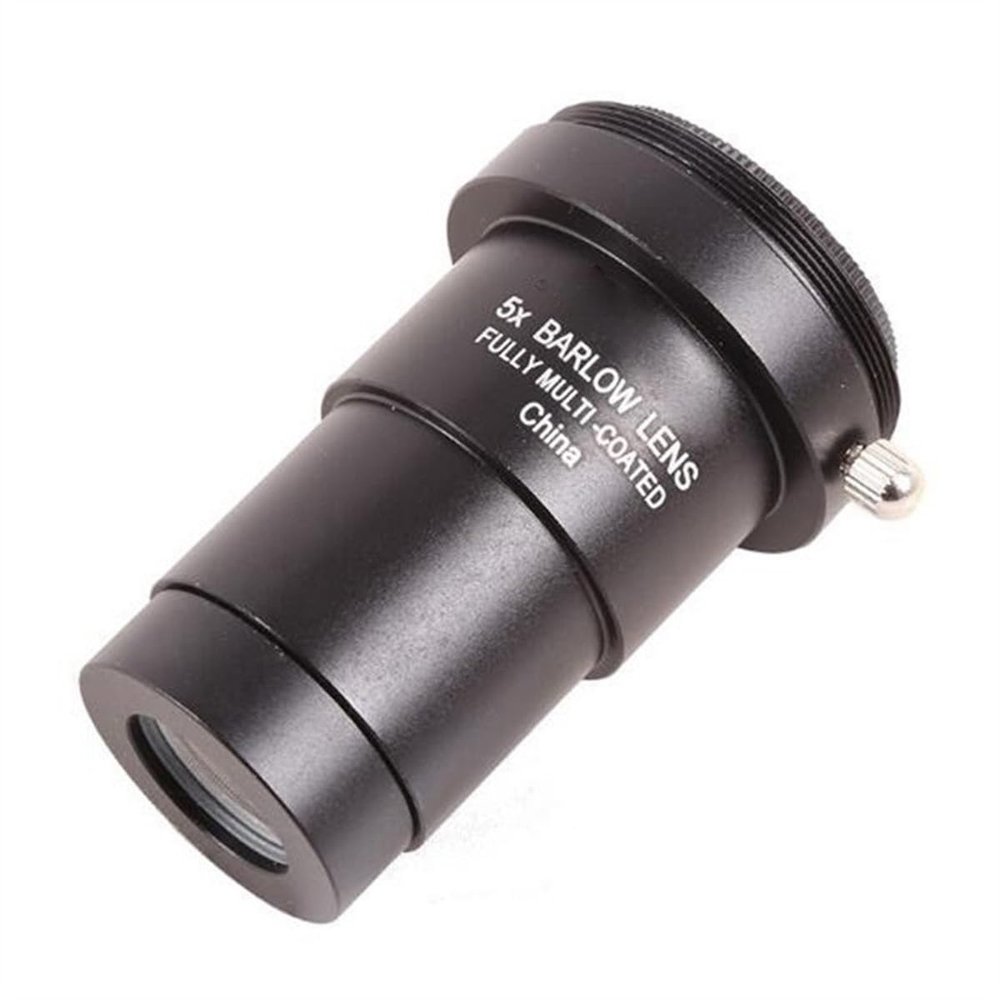 TYZK Microscope Kit Metal 3x/5X Extender Telescope Double 1.25 Inches 31.7mm Eyepiece Microscope Lens Adapters (Color : 5X)