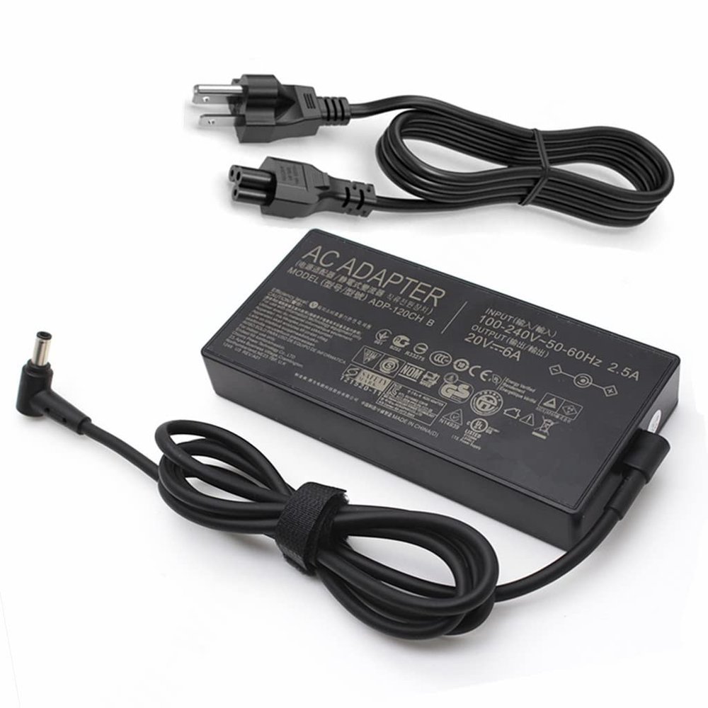 120W 20V 6A 4.5x3.0 AC Charger ADP-120CD B Compatible with ASUS ZenBook A17-120P2A UX534FT Q537 UX534FT Q546FD Q546F Q547FD Q537FD Q547F AC Adapter Power Supply Cord