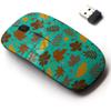 2.4G Wireless Mouse with Cute Pattern Design for All Laptops and Desktops with Nano Receiver - Autumn Fall Leaves view 1