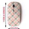 2.4G Wireless Mouse with Cute Pattern Design for All Laptops and Desktops with Nano Receiver - Fabric on view 2