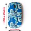 2.4G Wireless Mouse with Cute Pattern Design for All Laptops and Desktops with Nano Receiver - Decorative Waves view 2