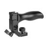 CAMVATE Aluminum Top Handgrip with Handle Seat 1/4" Thumbscrew Lock & Built-in 15mm Rod Clamp & Triple Shoe Mount Adapters - 2956 view 1