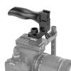 CAMVATE Aluminum Top Handgrip with Handle Seat 1/4" Thumbscrew Lock & Built-in 15mm Rod Clamp & Triple Shoe Mount Adapters - 2956 view 3