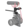 CAMVATE Aluminum Top Handgrip with Handle Seat 1/4" Thumbscrew Lock & Built-in 15mm Rod Clamp & Triple Shoe Mount Adapters - 2956 view 4