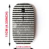 CJCBROES 2.4G Wireless Mouse with Cute Pattern Design for All Laptops and Desktops with Nano Receiver - Black White Stripes Gold Circles view 2