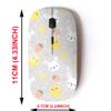 2.4G Wireless Mouse with Cute Pattern Design for All Laptops and Desktops with Nano Receiver - Cartoon Bunny Cute Chick view 2