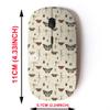 2.4G Wireless Mouse with Cute Pattern Design for All Laptops and Desktops with Nano Receiver - Butterfly Dragon view 2