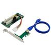 PCI-E X1 to 2XPCI Card Slot Expansion Card PCI Card Slot Conversion Card Split Plug and Free Drive for PC view 1