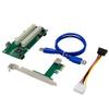 PCI-E X1 to 2XPCI Card Slot Expansion Card PCI Card Slot Conversion Card Split Plug and Free Drive for PC view 2
