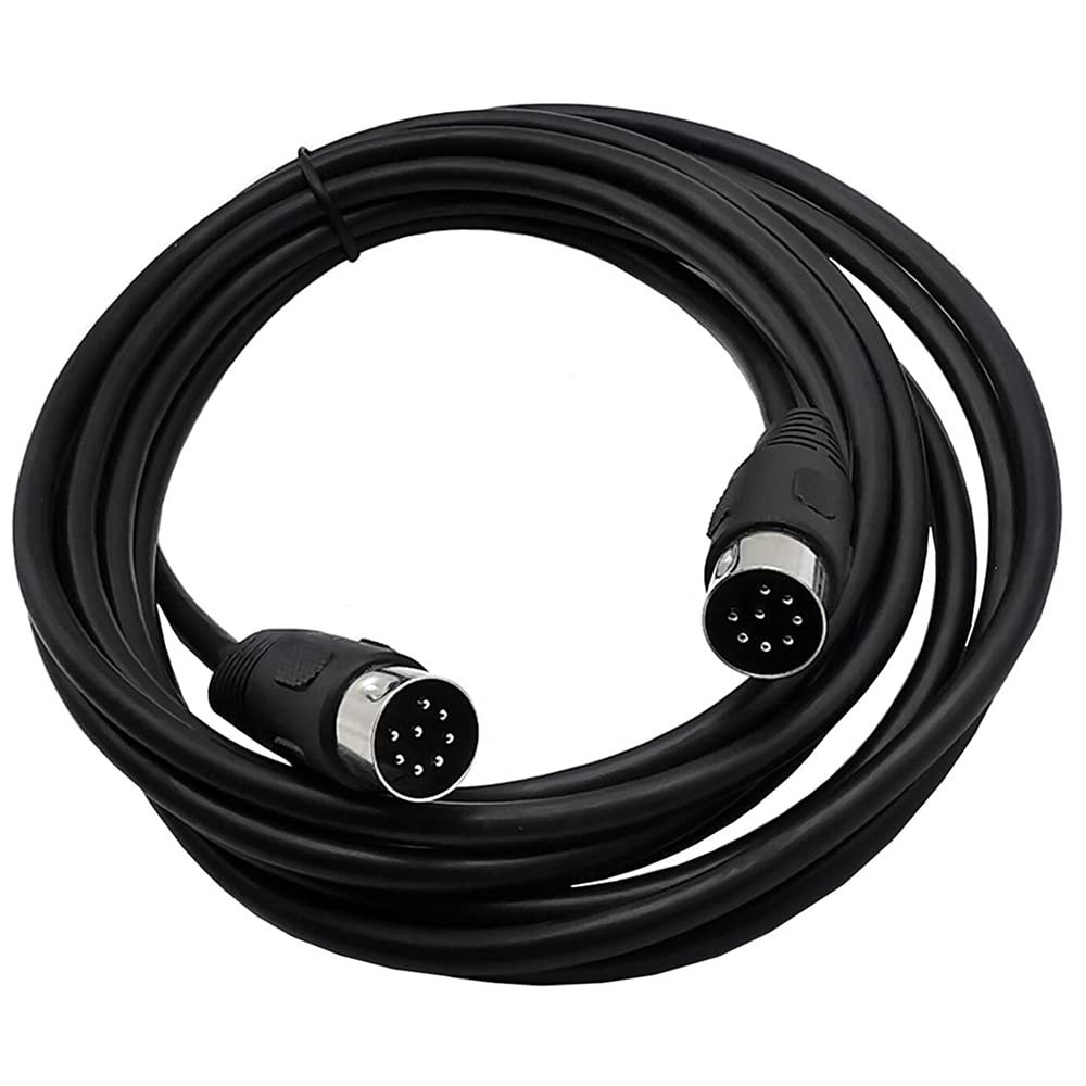 8 Pin Male to Male Speaker Audio Cable for Surveillance Automotive Computers 5M
