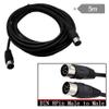 8 Pin Male to Male Speaker Audio Cable for Surveillance Automotive Computers 5M view 3