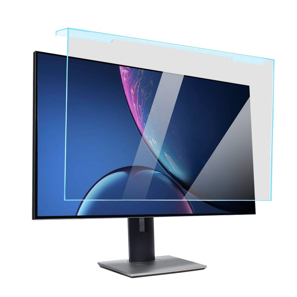 JFGH Hanging Type Blue Light Blocking Screen Protector Panel, Anti-Glare and Anti-Radiation Scratch-Resistant Wear-Resista Protect Your Eyes from Blue Light Harm / 26/27 in 635x415mm