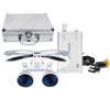 EustomA Binocular Loupes 3.5X-420mm Working Distance Optical Glass+3W LED Headlight Clip-on Type with Box (Silver) view 1