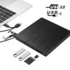 Senmubery Interface External CD Drive USB 3.0 DVD Drive RW CD DVD Writer with TF Card Reader for Laptop Desktop PC view 2