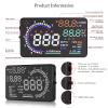 wiiyii Heads Up Display for Cars,Digital Speedometer fos Car,Car HUD A8 view 4