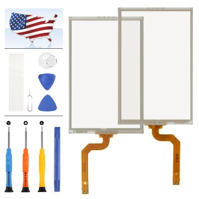 Original 3" inch Screen Replacement for Garmin Alpha 100 Hound Tracker Handheld Touch Screen Digitizer Full Glass Panel Lens Parts Kit with Repair Tools